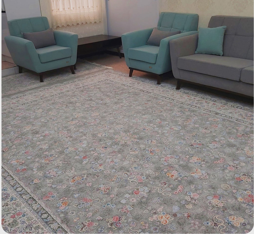 جدیدترین فرش 1500 شانه کاشان طرح افشان