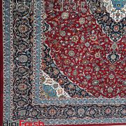 فرش ماشینی لاکی 700 شانه کاشان نیاوران نقشه کاشان صددرصد اکرلیک تراکم 2550