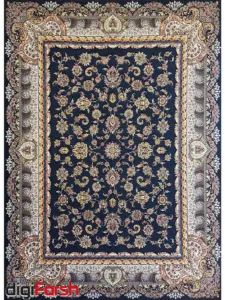 Kashan Carpet 1000 Shoulder Yashar Design 100% Acrylic Concentration Density 3000 Code 471015