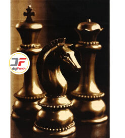 فرش سه بعدی طرح مهره های شطرنج کد 52401606