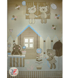 فرش اتاق کودک طرح خرس و دوستانش کد 6141307
