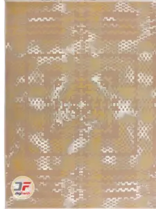 فرش وینتیج بزرگمهر طرح گل برجسته زمینه بژ کد 521011620