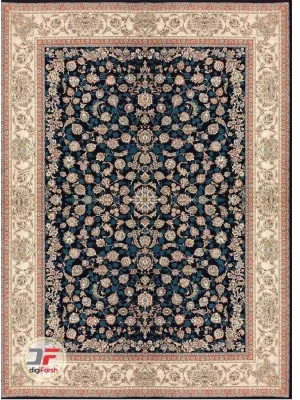 فرش 1200 شانه - بزرگمهر کاشان طرح گل برجسته 15118