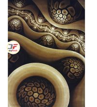 فرش ماشینی اتاق خواب – طرح سه بعدی کد ۱۳۶۵