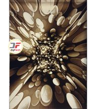 فرش اتاق پذیرایی کاشان – طرح سه بعدی کد ۱۳۷۰