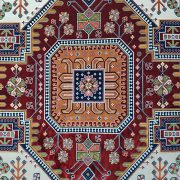 فرش کاشان طرح سنتی گلناز زمینه کرم کد 2270812