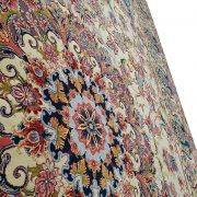فرش سنتی ماشینی ایرانی طرح آروین زمینه کرم کد 2270800