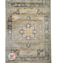 فرش پتینه ماشینی کاشان ۷۰۰ شانه زمینه کرم کد DC41
