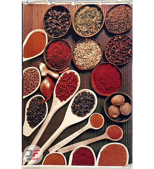 فرش مدرن ماشینی آشپزخانه سه بعدی کد 093