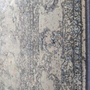فرش ماشینی مدرن طرح کهنه نما زمینه بژ طوسی کد 11-801