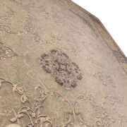 فرش ماشینی 1200 شانه طرح گل برجسته نقشه رومانو زمینه الماسی
