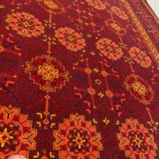 فرش ماشینی طرح سنتی زمینه لاکی کد 308z