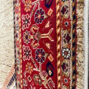 فرش ماشینی طرح سنتی و دستباف زمینه کرم کد 8014