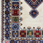فرش ماشینی طرح سنتی گوهر کرم کد 2013