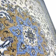فرش طرح دستبافت سنتی حاشیه طوسی کد 704