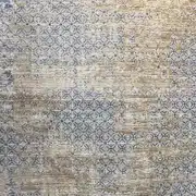 فرش فانتزی جدید بژ سرمه ای، وینتیج کد 60337