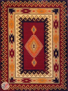 فرش ماشینی طرح سنتی و دستباف کد 8006