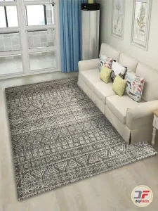 دکور نشیمن با فرش مدرن